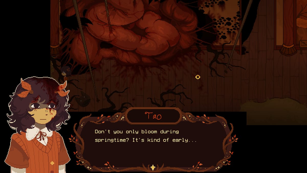 A Stray Line screenshot highlighting notebook spellcasting atmosphere