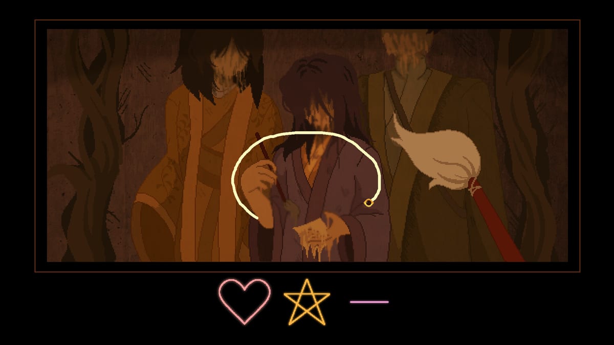 A Stray Line screenshot from the Chapter 1 demo presentation